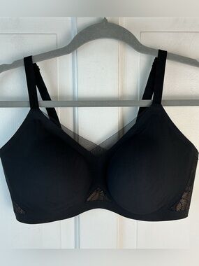 Honeylove Bra LiftWear Crossover Wireless Size L 38B 38C